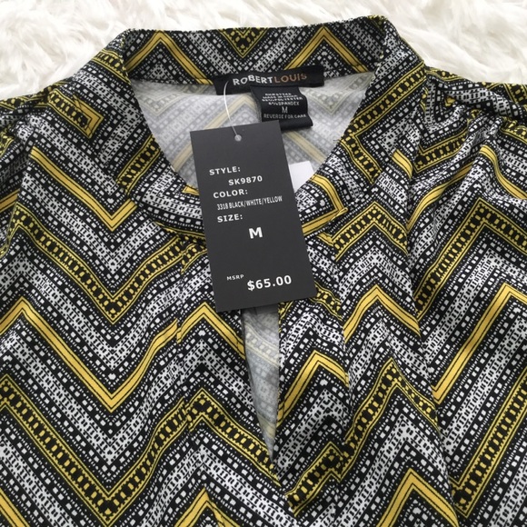 Robert Louis - Yellow & black Dress - Picture 7 of 8